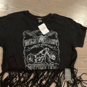 F21 cropped tee - NWT